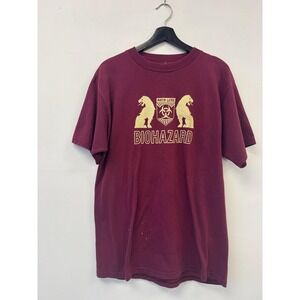 Vintage Biohazard Shirt Mens Medium Maroon Mata Leao Album Band Metal 90s